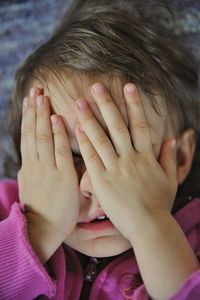 Close-up of cute child