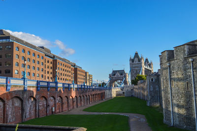 View of historical building in city