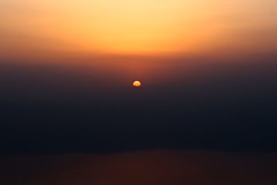 Scenic view of sky at sunset