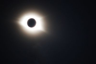 Moon against sky at night