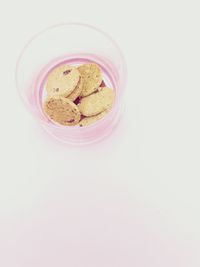 High angle view of breakfast in bowl