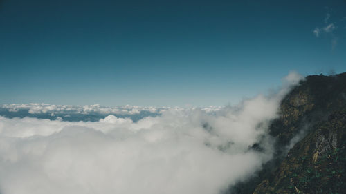 Scenic view of cloudscape against sky