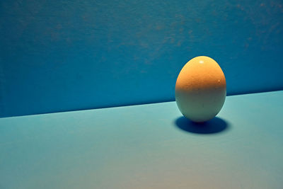 Close-up of orange fruit on table