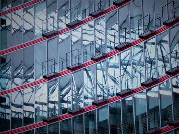 Full frame shot of glass building