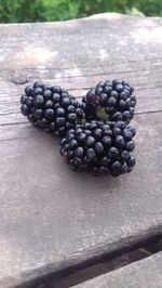 Black berries in container