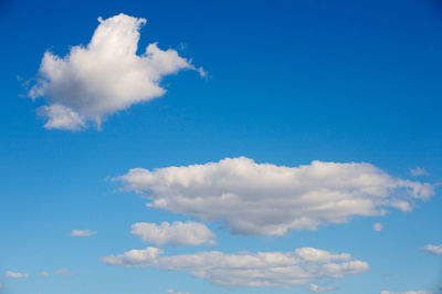 Low angle view of clouds in sky