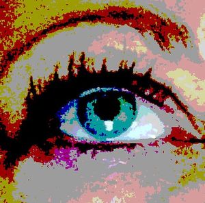 Close-up of circular object on wall