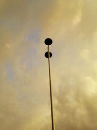 Low angle view of cloudy sky