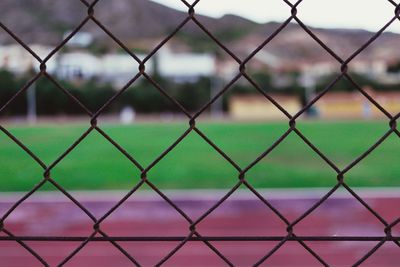 Full frame shot of chainlink fence