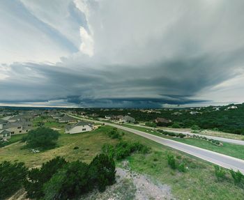 Scenic view of landscape against sky