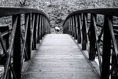 Footbridge over river