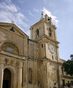 Low angle view of cathedral against sky