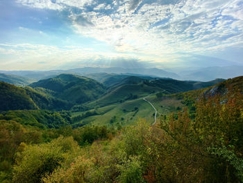 Scenic view of landscape against sky