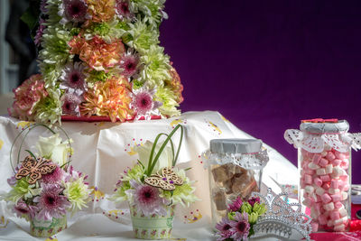 Close-up of flower bouquet