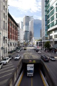 Traffic on city street