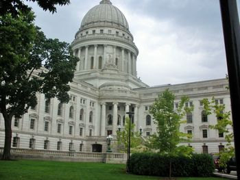 View of historic building against sky