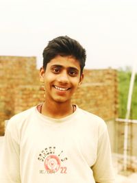Portrait of a smiling young man