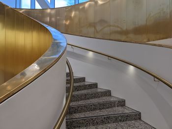 Low angle view of staircase by building