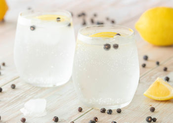 Close-up of drink on table