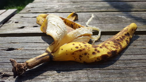 Close-up of banana peel