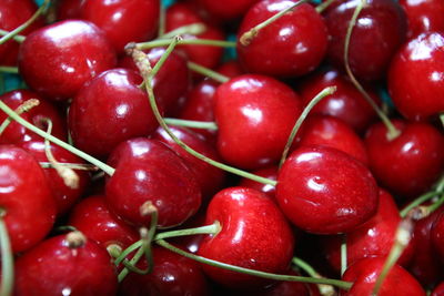 Full frame shot of cherries 
