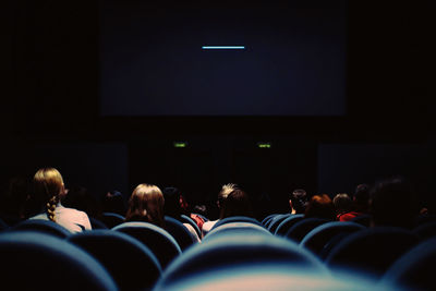 Group of people in auditorium