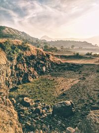 Scenic view of landscape against sky