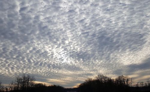 Low angle view of storm clouds in sky