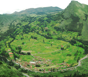 Scenic view of mountains