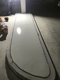 High angle view of wet street