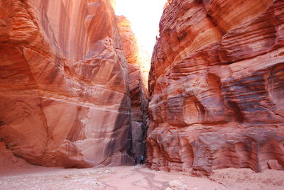 Rock formations in a desert