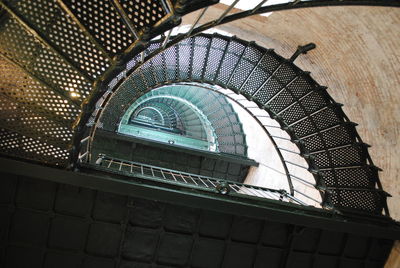 Low angle view of staircase in building