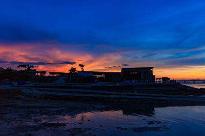 Scenic view of sky during sunset