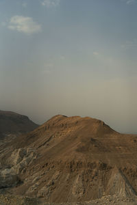 Desert rock and sand hill