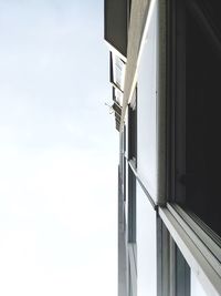 Low angle view of building against clear sky