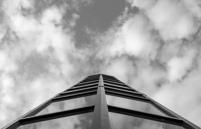 Low angle view of built structure against sky