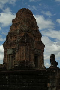 Low angle view of historical building against sky