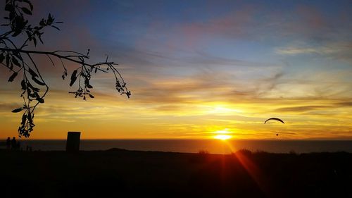 Scenic view of sunset sky