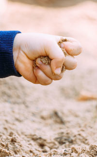 Close-up of hand