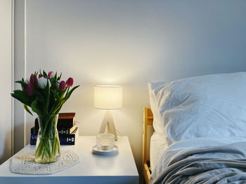 Interior of bedroom at home