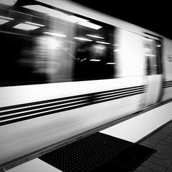 Railroad station platform