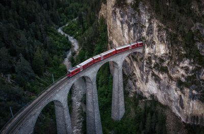 Bridge over mountain