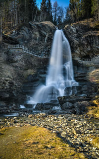 View of waterfall