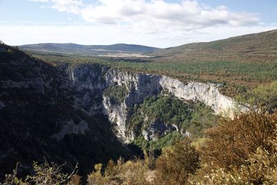 Scenic view of landscape against sky