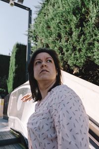 Portrait of young woman