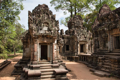 View of old temple building