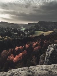 Scenic view of landscape against sky