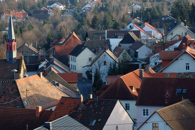 Aerial view of city