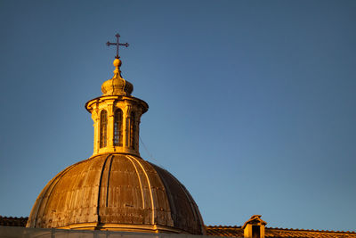 Dome of cappella theodoli or santa maria del popolo, rome italy