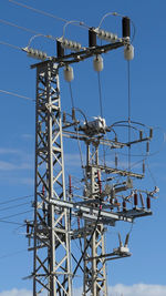 View of electricity pylon against sky